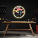 Car wall art lighted, Car light up sign, Car neon light sign - UvCar36