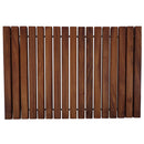 Sunriver Teak Shower and Bath String Mat with Rubber Feet 23.62" x 15.75"