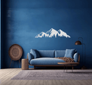 Timberline Mountains Metal Wall Art – Pacific Northwest Scenic Wall Decor