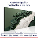 Green Rivers Abstract Wall Art VI
