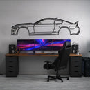 Mustang GT500 Detailed Metal Car Wall Art - NC1059