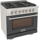 Kucht 36" Freestanding Professional Gas Range KFX3600X-GY