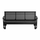 Amish Casual Heavy Duty Roll Back 6 Foot Treated Porch Glider