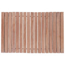 Sunriver Teak Shower and Bath String Mat with Rubber Feet 23.62" x 15.75"