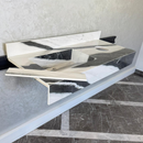 Custom Made Panda White Bathroom Sink, Kitchen Sink, Marble Look Porcelain Sink, High Enginereed Porcelain Design, Custom Handmade Sink (ES-057)