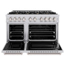 ZLINE 48" Dual Fuel Range, Gas Cooktop, Electric Convection Oven Stainless Steel, CDR-BR-48