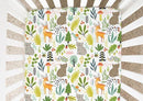 Magical Woodland, Baby Squirrel and Deer - Minky / Jersey Crib Sheets