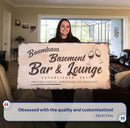 Personalized Basement Bar Sign: Custom Bar Signs for Home Bar – Perfect Man Cave Wall Decor