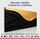 Black And Gold Minimalist Abstract VI