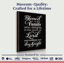 Blessed Is The Family Faith Sign II