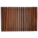 Sunriver Teak Shower and Bath String Mat with Rubber Feet 23.62" x 15.75"