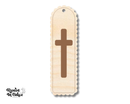 Unfinished Wood Cross Bookmark | Engraved | Rooted in Faith | up to 12" DIY
