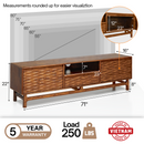 Elara Solid Wood TV Stand