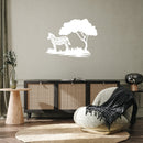 Zebra Tree - Metal Wall Art