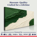 Green Rivers Abstract Wall Art X