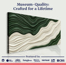 Green Rivers Abstract Wall Art VIII