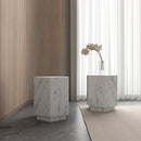 Italian Carrara Side Table