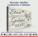 Start Each Day With A Grateful Heart Faith Sign