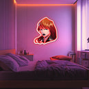 UV Printed Woman Neon Wall Art- LV0043