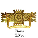 Eastlake Style Pull in Brass or Antique Brass