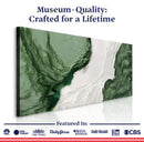 Green Rivers Abstract Wall Art V