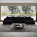 Oversized sponge cloud sofa,Modern Upholstered Sectional Sofa Couch Set,Modular 162' L Shaped Sectional Living Room Sofa Set With 6 Pillows,Free Combination Sofa Couch for Living Room,Bedroom
