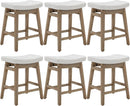 Comfortable Saddle Seat Bar Stools Set of Six