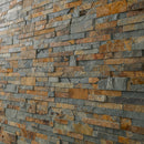 Rockmount Gold Rush Splitface Ledger Panel 6"x24" Natural Slate Wall Tile - MSI Collection