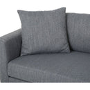 Comfy 3-Seat Sofa with Wooden Legs, Modern Style for Living Room and Study