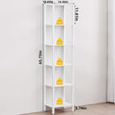 66 Inch Tall Bookshelf 6 Tier Slim Storage Display