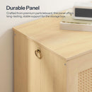 FortyThreeInch RattanLike StorageChest Bench With Safety Hinge