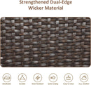 Outdoor Wicker Chair Set with Cushions for Patios