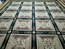 9' X 12' Handmade English Aubusson Savonnerie Design Needlepoint Wool Rug Nice