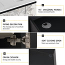 48" Floating Wall-Mounted Bathroom Vanity & Soft-Close Cabinet Door, KD-Package