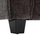 Modern Chenille Upholstered Sectional Sofa with Ottomans, USB Ports, Cup Holders, and Storage in Grey