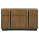 Terrace 6-drawer Dresser Cabinet Ash Brown