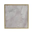 CREATIVE SIMPLE GLASS SIDE TABLE,GOLD+WHITE COLOR