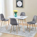 Grey Velvet Dining Chairs Set Of 4 For Dining Room