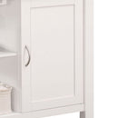 Ottawa - Kitchen Cart - Black Wooden Top & White