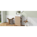 18.6' Bathroom Vanity with Sink, Bathroom Vanity Cabinet with Two-tier Shelf, Left or Right Orientation, Natural (Old Sku:WF308491AAN)