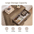5-Drawer Chest - Spacious and Stylish Chest of Drawers, Dresser for Bedroom, Closet, Hallway, 23.6"W x 15.7"D x 48"H, Rustic Walnut