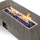 54_inch Iron  Fire Pit Table(Stone)