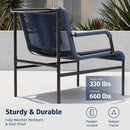 Modern Four Piece Patio Furniture Set with Comfortable Cushions