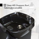 Ainfox Salon Backwash Barber Chair Shampoo Chair Beauty Spa Equipment