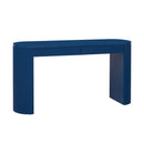 U_STYLE Sophisticated Console Table with Pine Veneer and Vertical Striped,Suitable for Entryway, Hallway, Living Room, Bedroom,Dining room