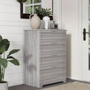 Washed Grey Farmhouse 4 Drawer Distinctive Dresser
