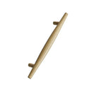 Lacquered Oak Wood "Tide" Nautical Drawer Pulls
