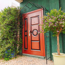 Metal Garden Arch L56.3'' x W16.93'' x H94.5'' Climbing Plants Support Rose Arch Outdoor Black