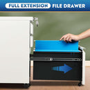 3 Drawer Mobile File Cabinet With Lock Under Desk Metal Office File Cabinet For Legal Letter A4 Files