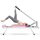 Pilates core bed, foldable home high quality, yoga studio with the same commercial fitness equipment, pink